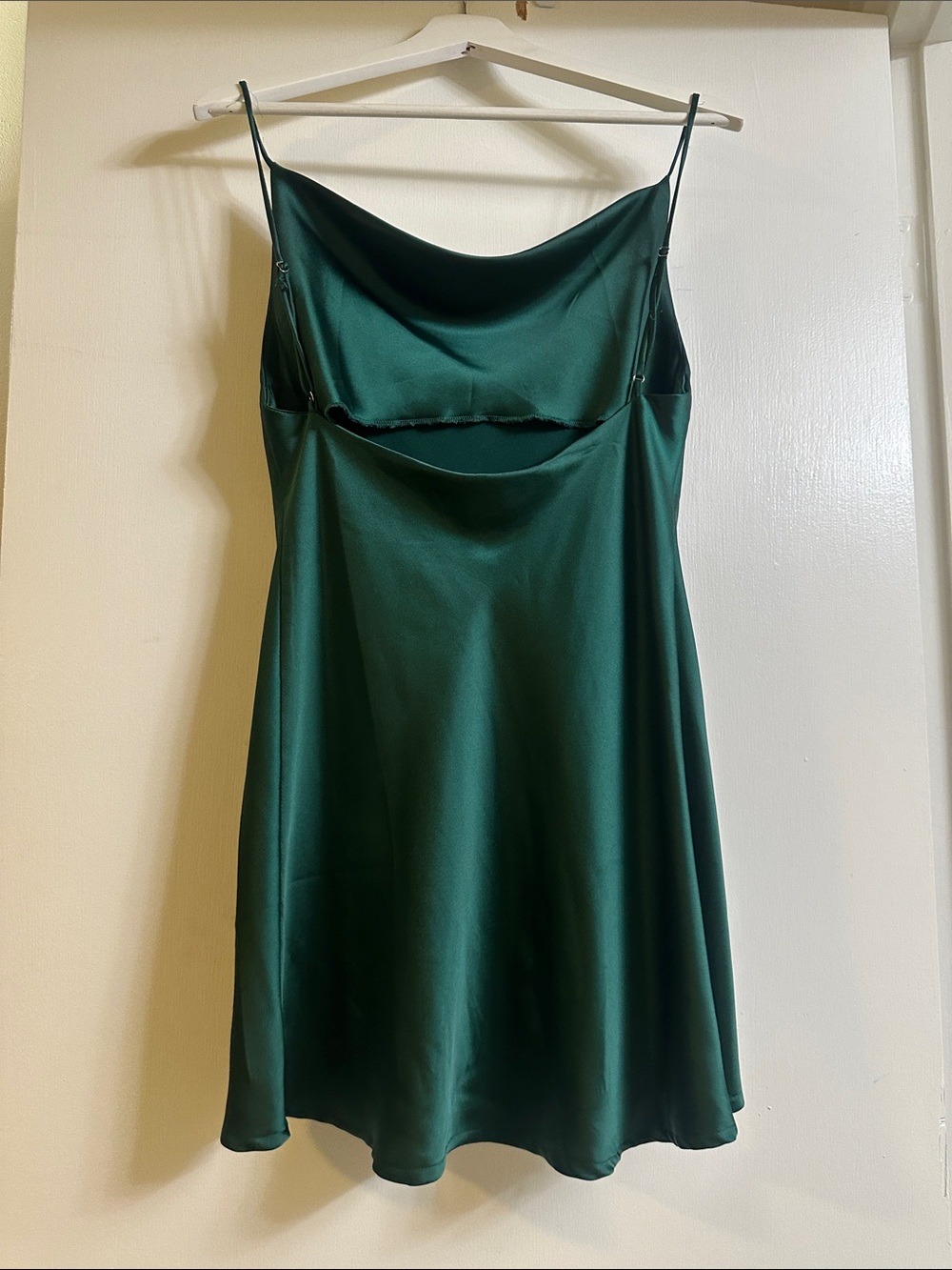 Princess Polly Green Satin Mini Dress - Picture 3 of 4